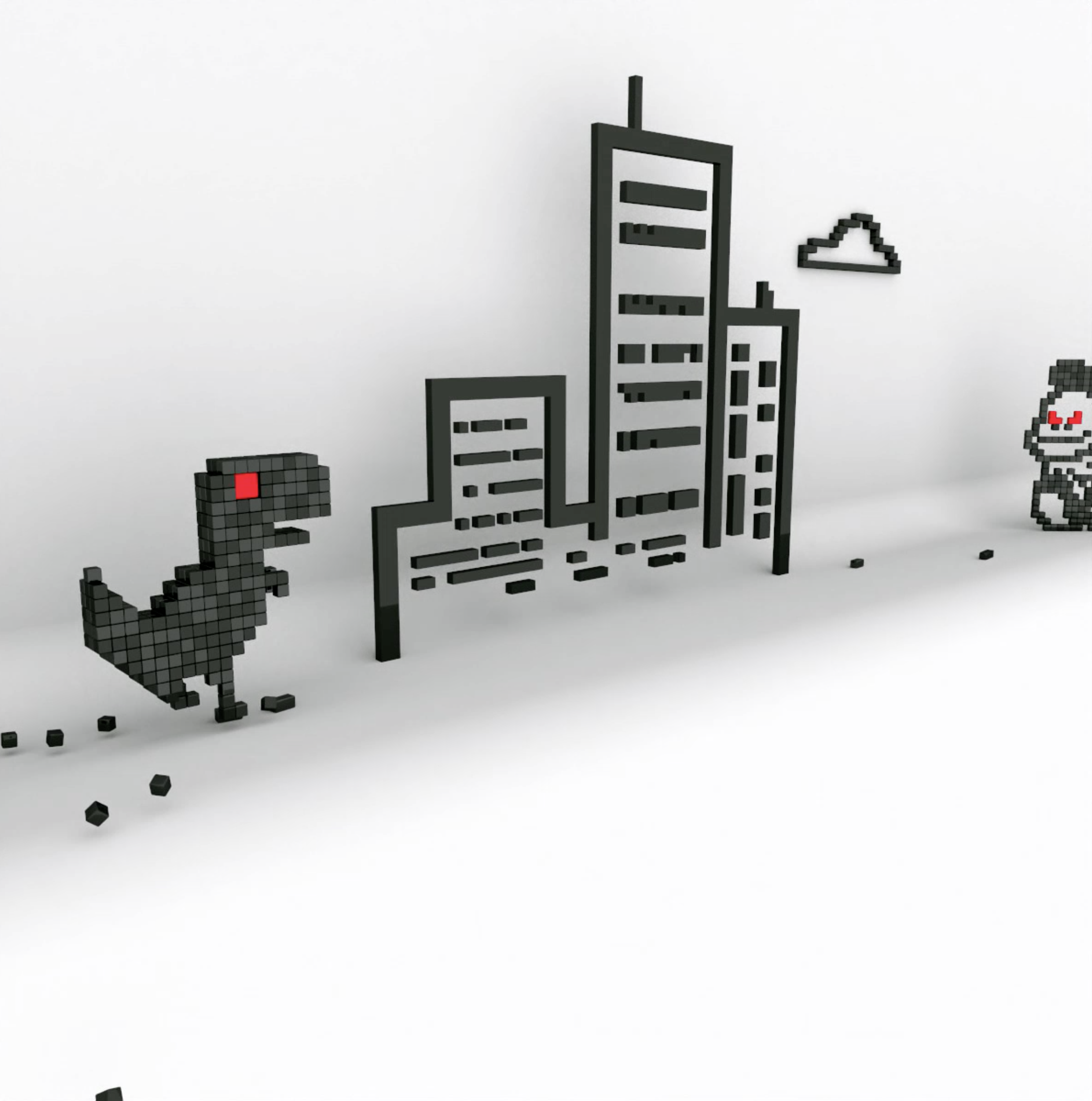 Rex VS Monke - student project