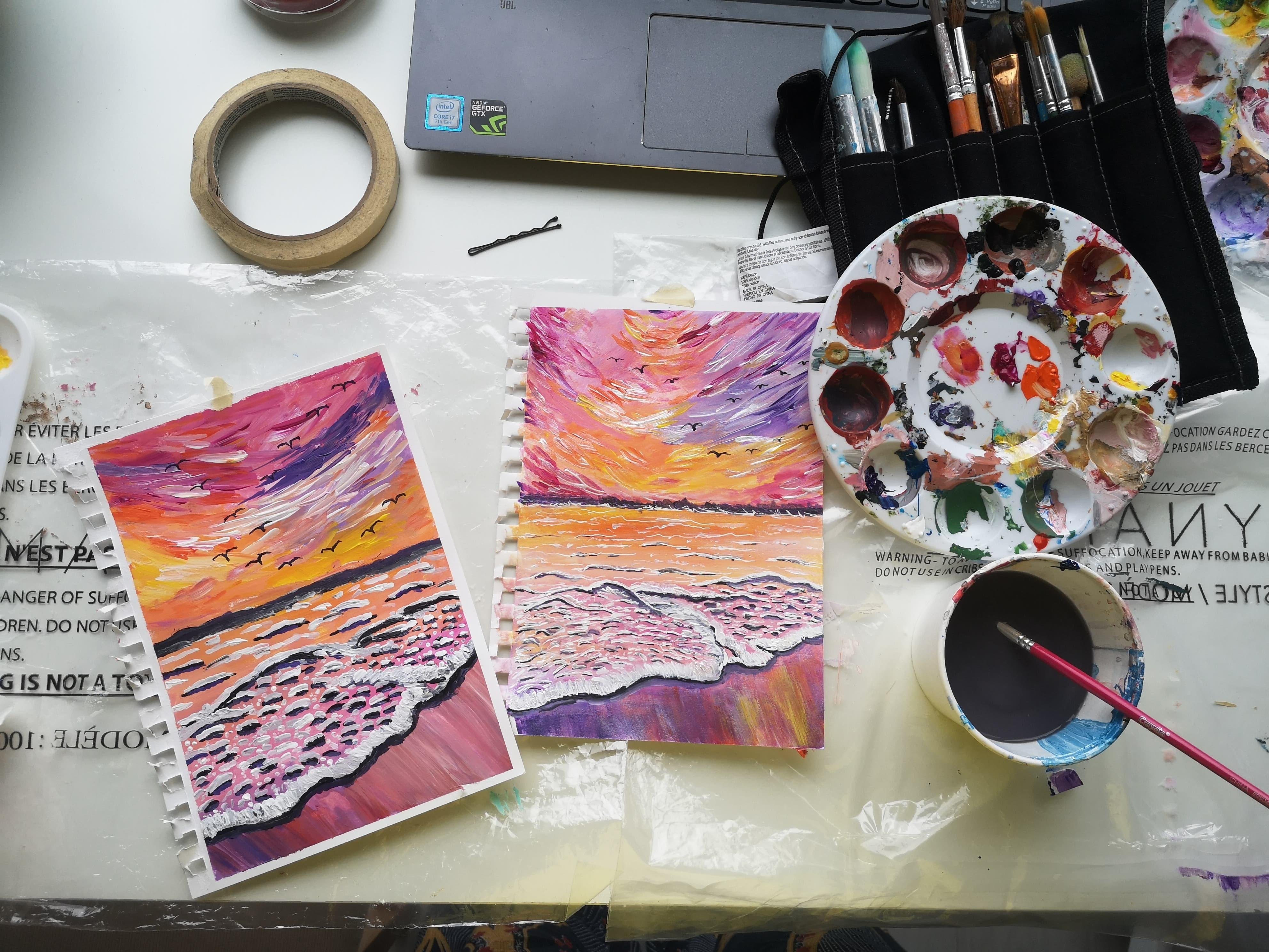 Paint date with sister - student project