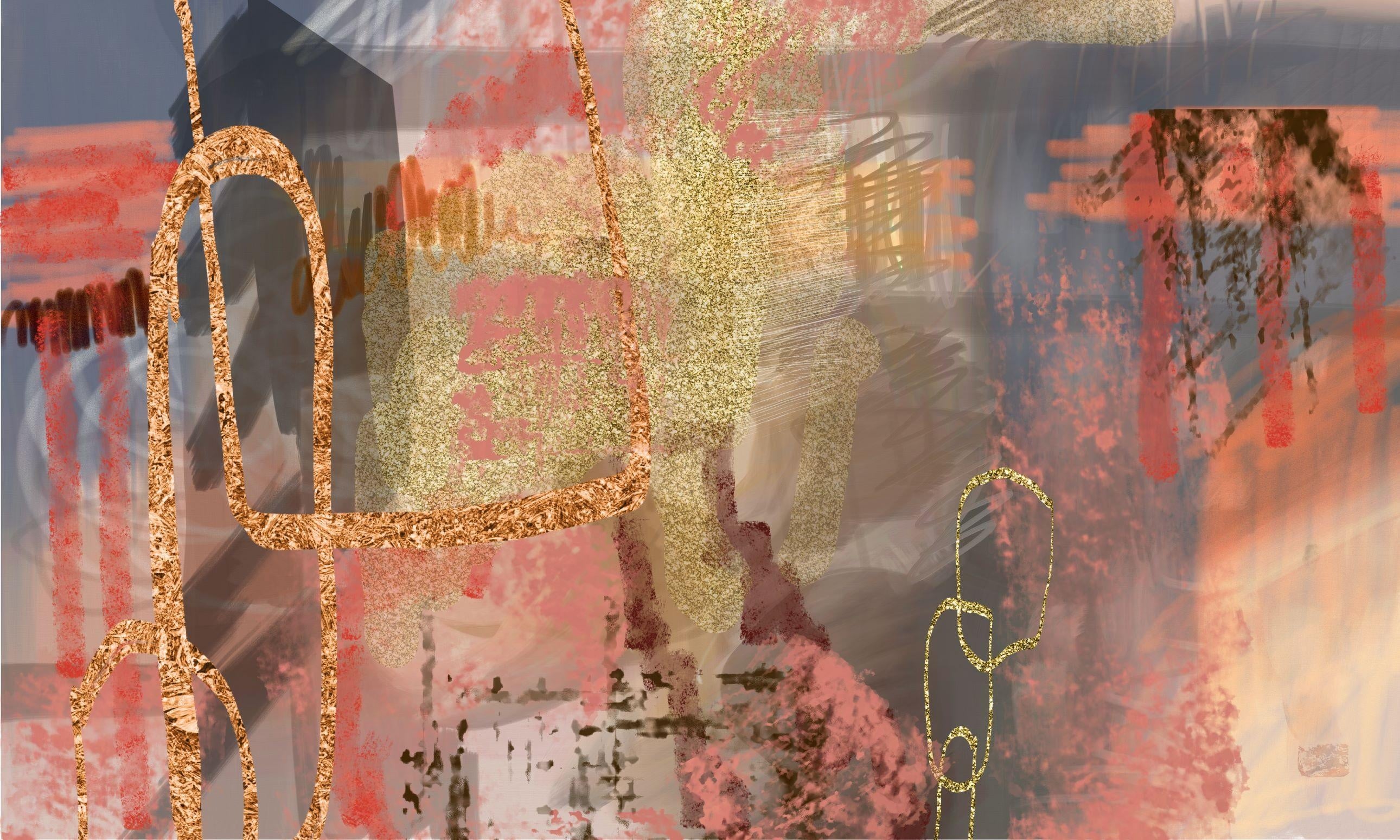 Abstract art on Fresco - student project