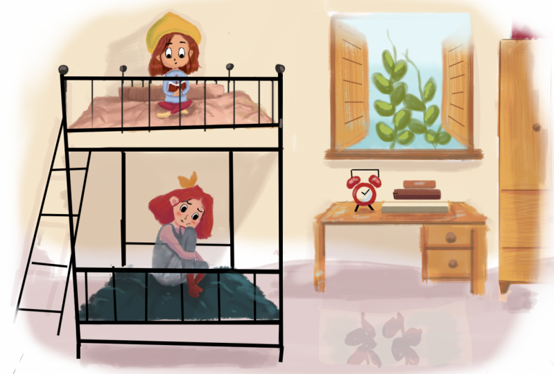 dorm room