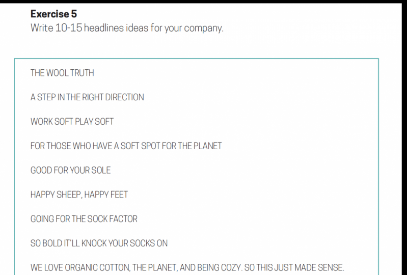 Instructor Example - Headline Examples
