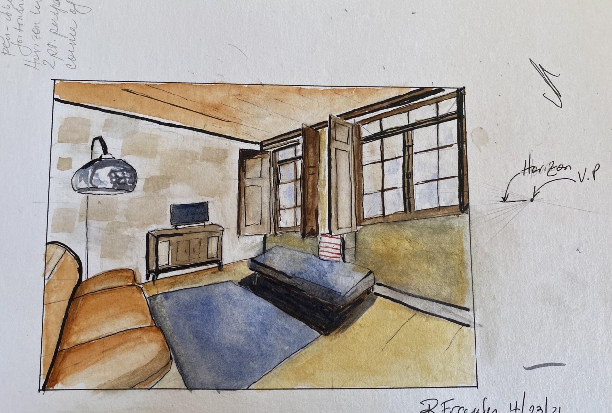 2 point perspective - student project