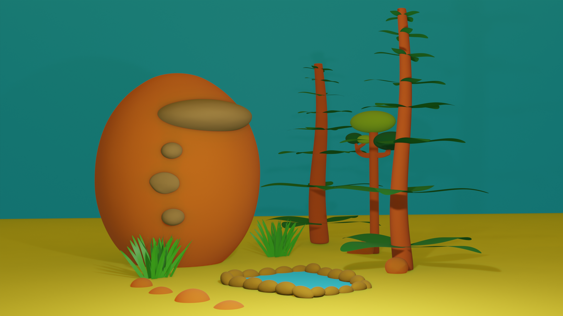 My 3D Scene - student project