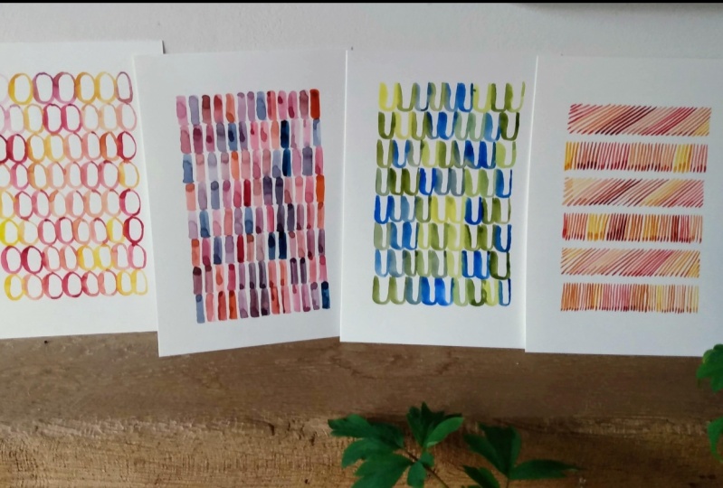 Meditative basic strokes
