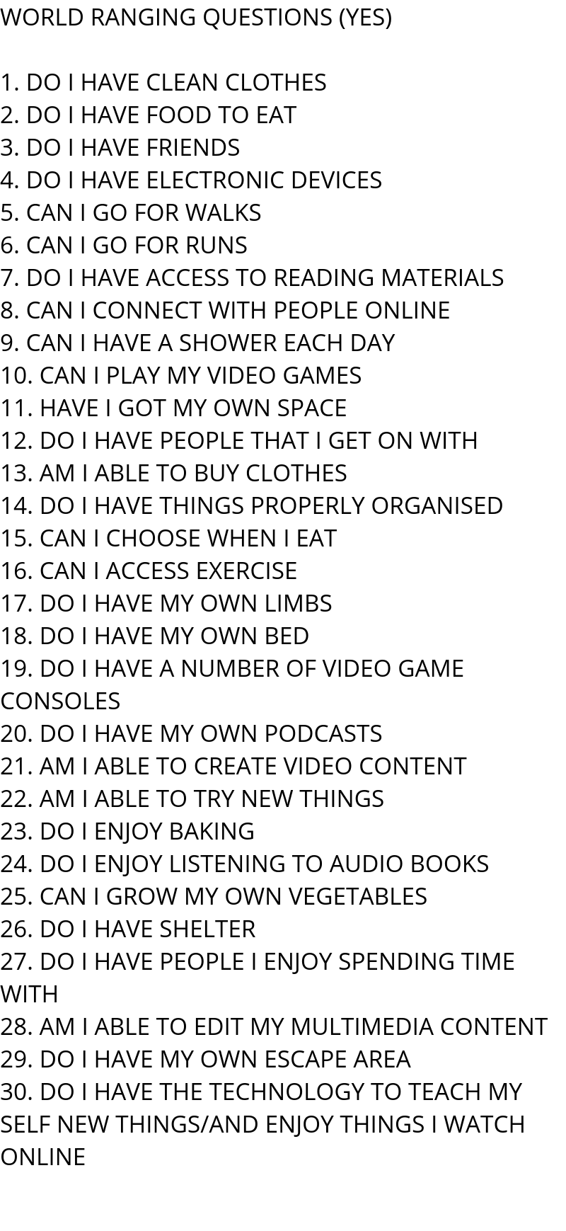 Word Rankings - student project
