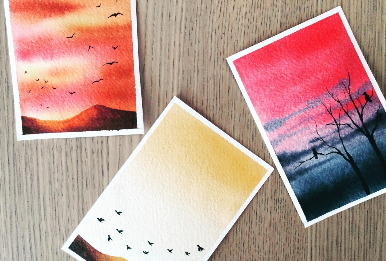 birds in the sky - student project