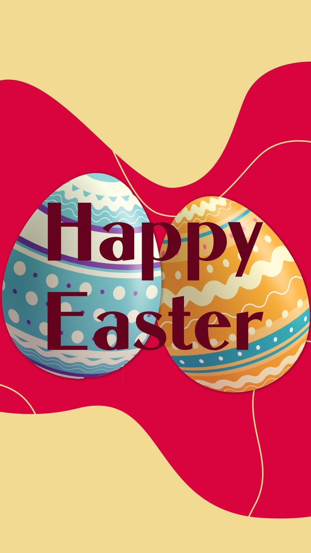 Easter Instagram-Postcard - student project