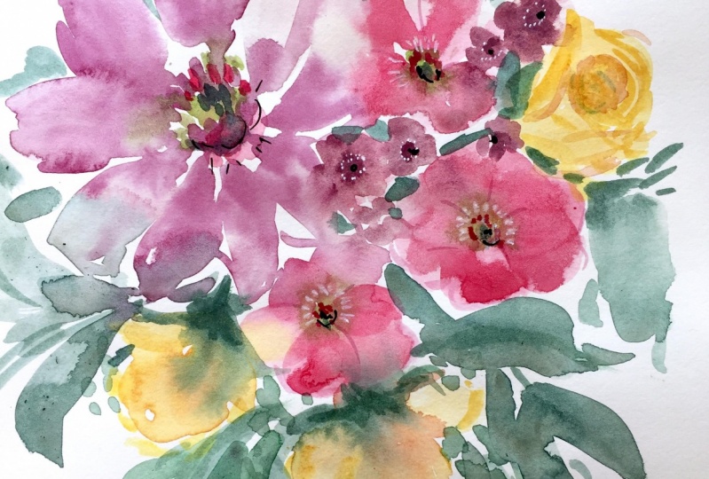 Dreamy Watercolor Florals