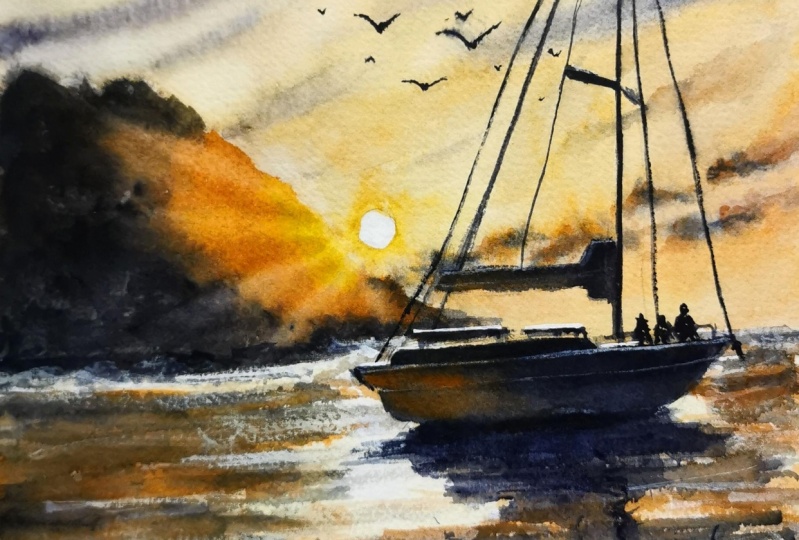 Sunset Sailing