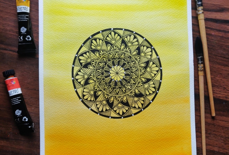 Watercolour Mandala