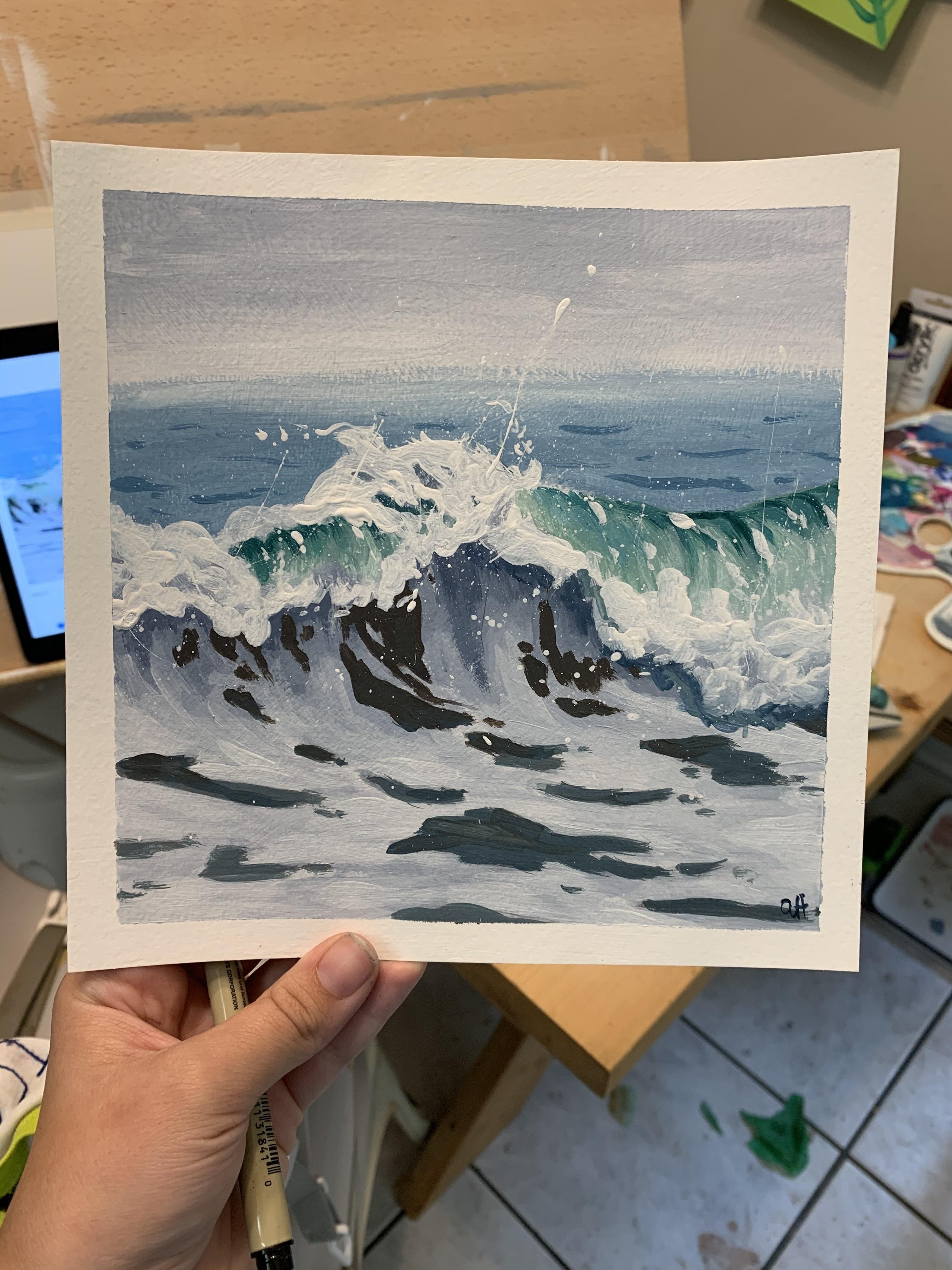 Detailed wave - student project