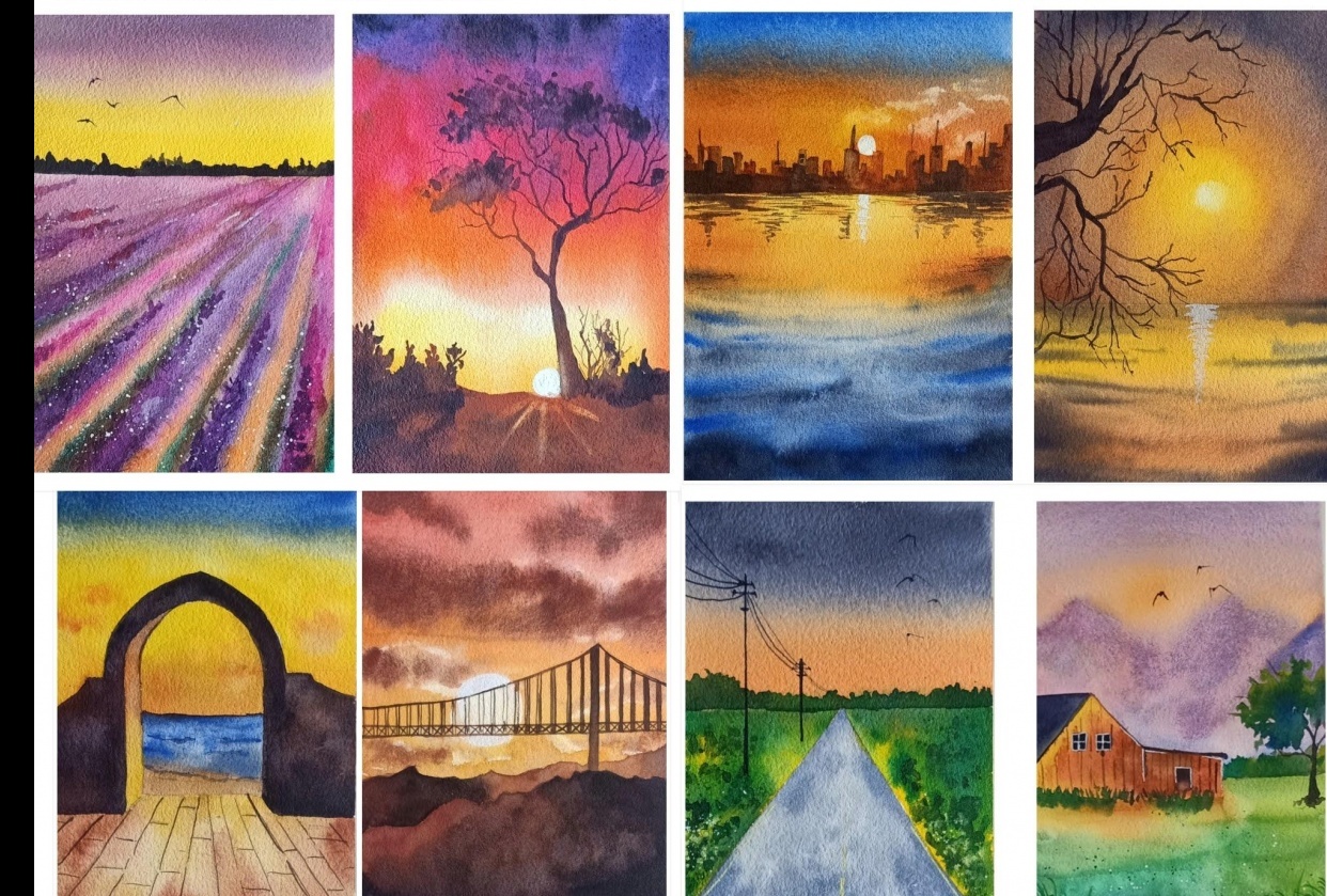 21 shades of sunset - student project