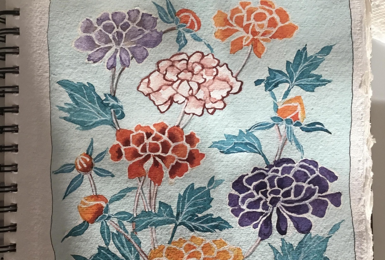 My love for Japanese art - student project