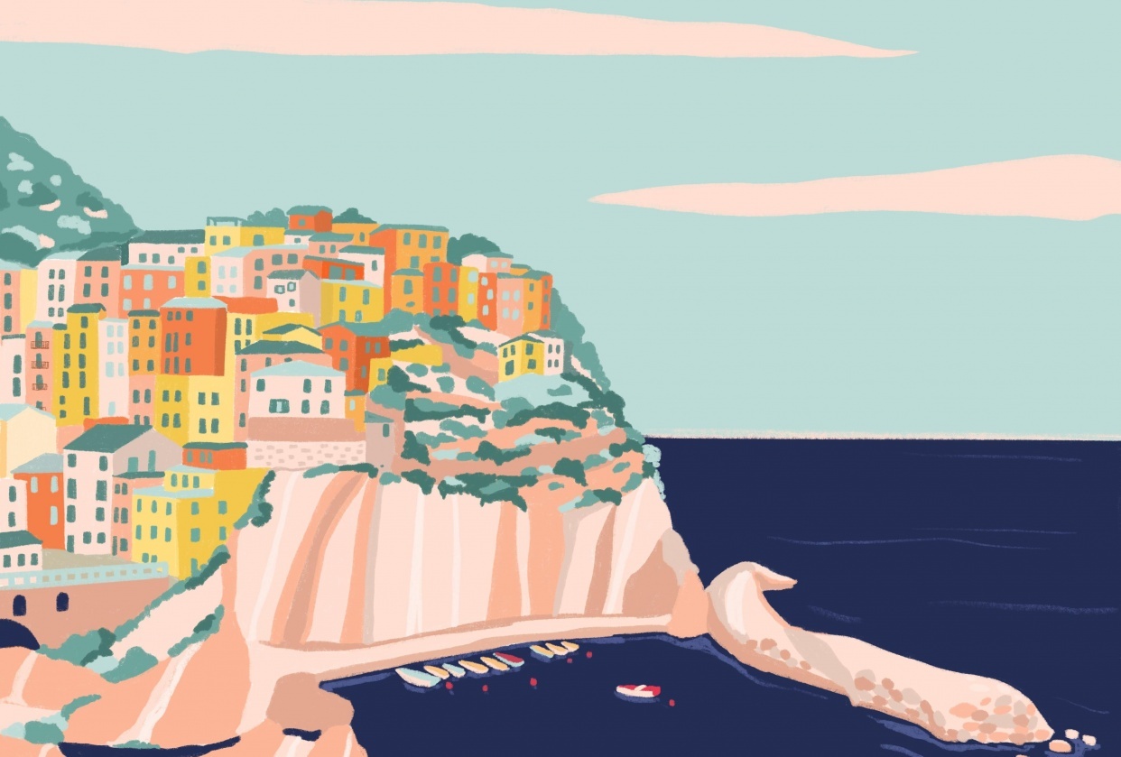 Manarola, Cinque Terre, Italy - student project