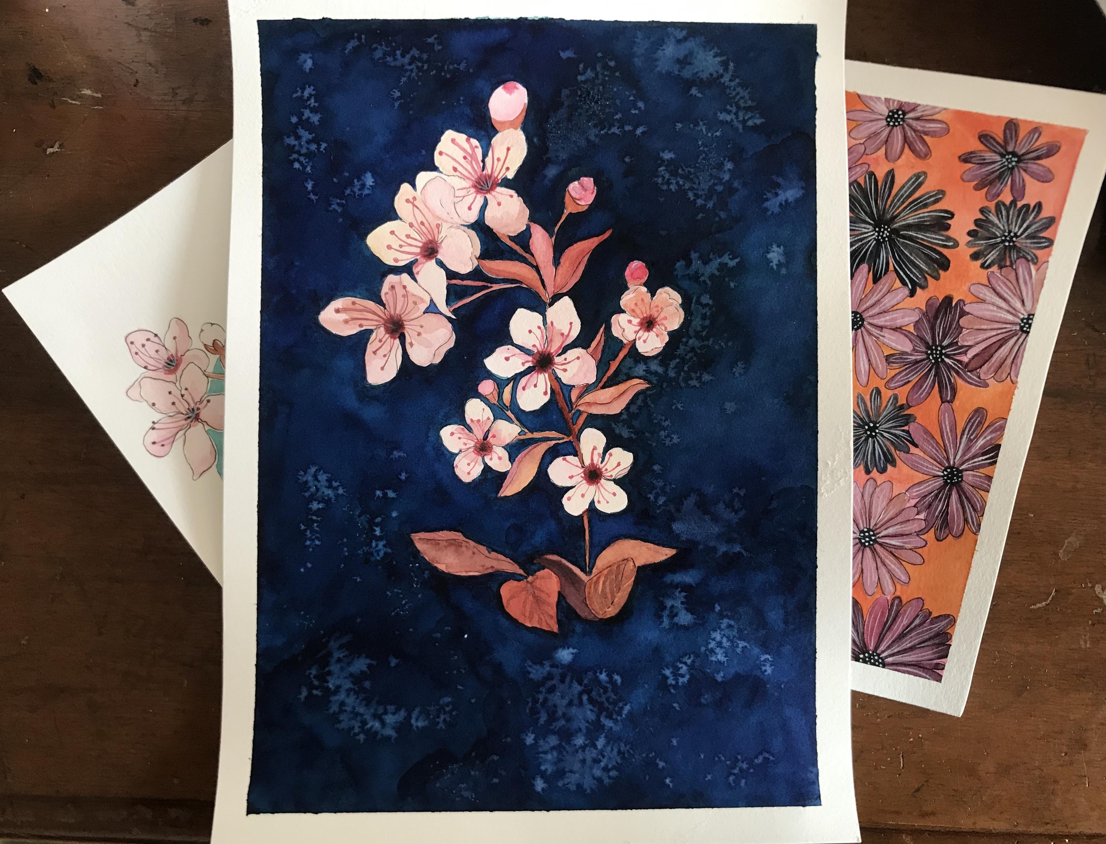 Cherry blossoms - student project