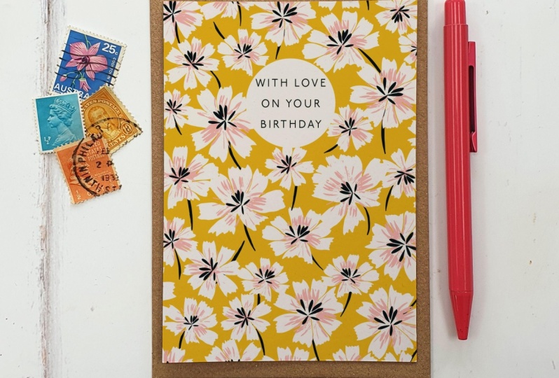Blossom Birthday Card