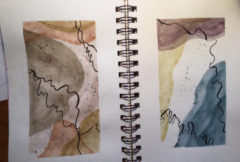 Watercolor & ink