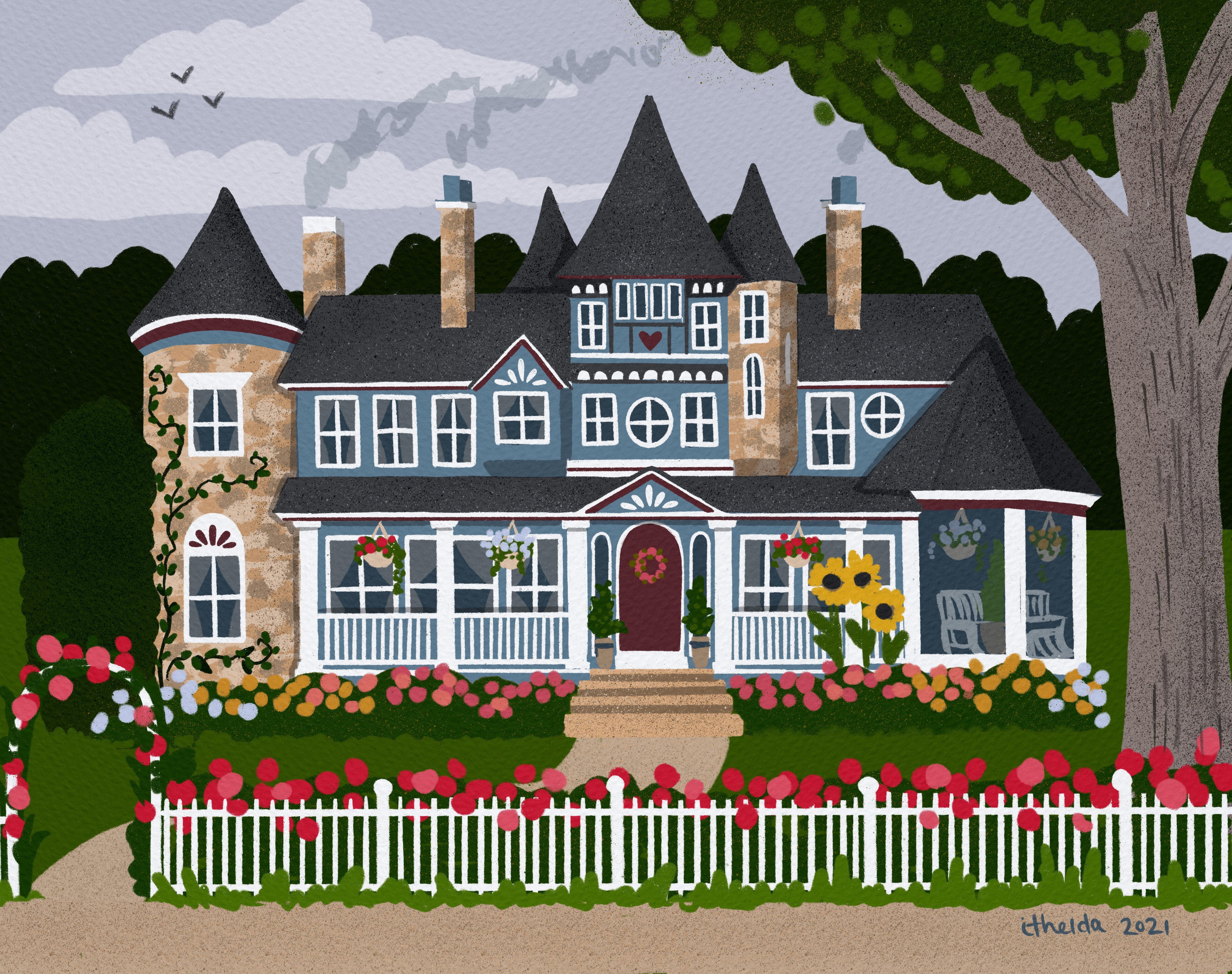 Eclectic Victorian - student project
