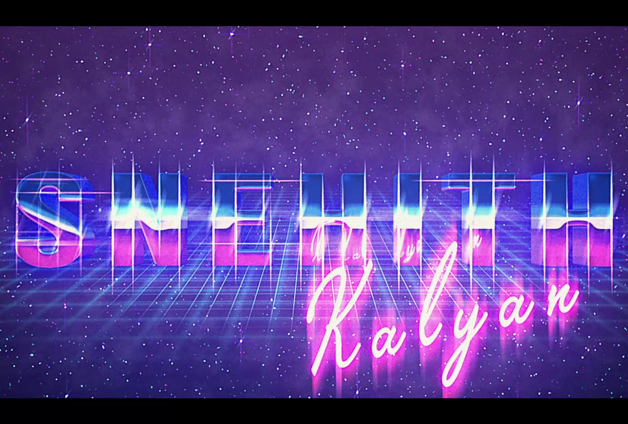 80's Retro Chrome Look - student project
