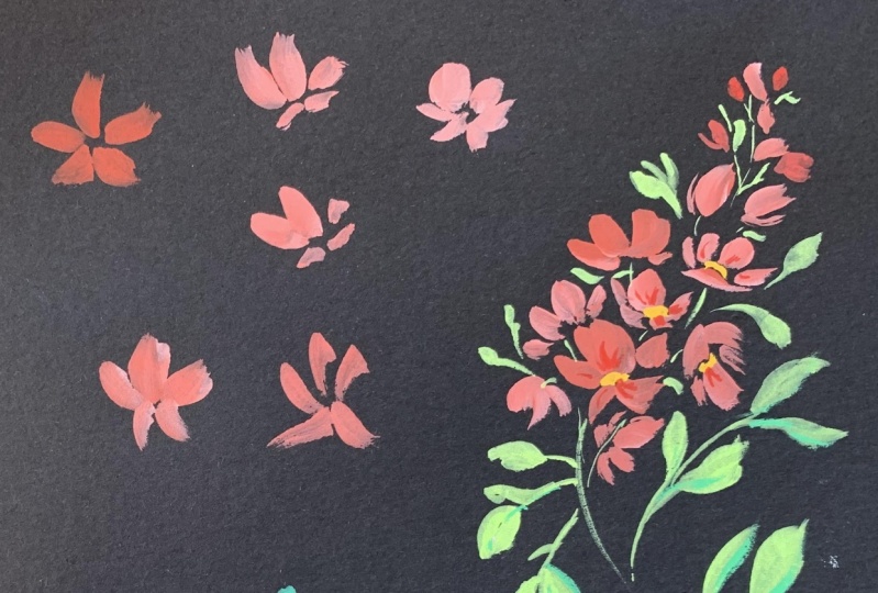 Pretty, bold florals