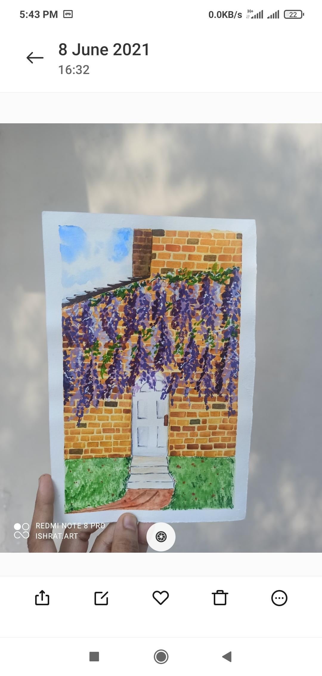 House portrait - student project
