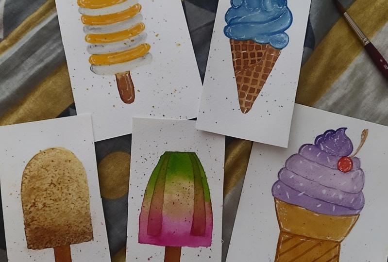 Popsicles and icecream
