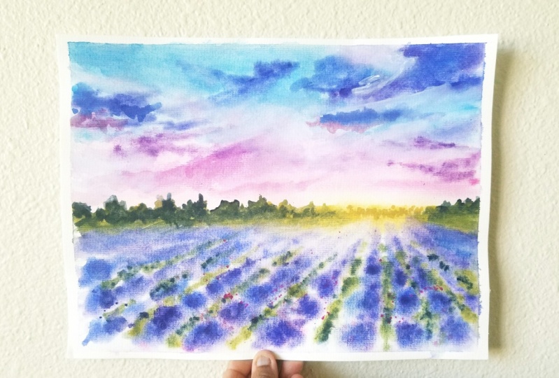Lavender Dreams - Explore Loose Painting in Watercolor