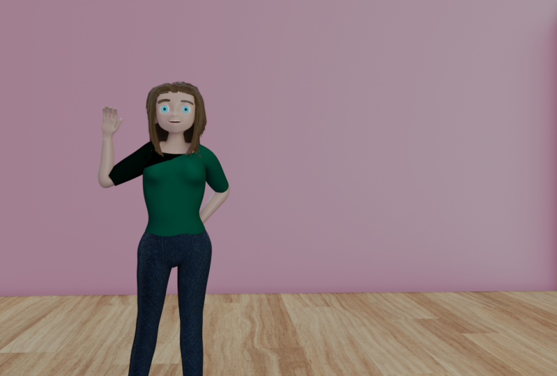 My Rendered Character