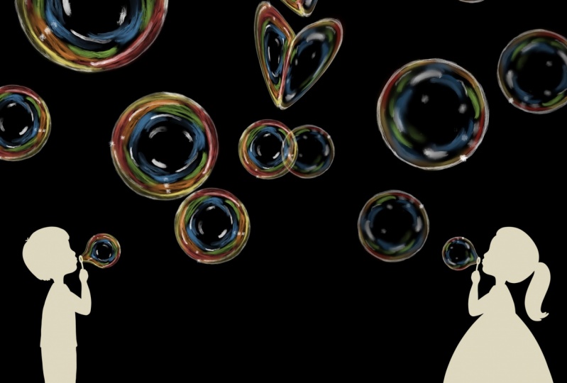 Singing Bubbles in Procreate