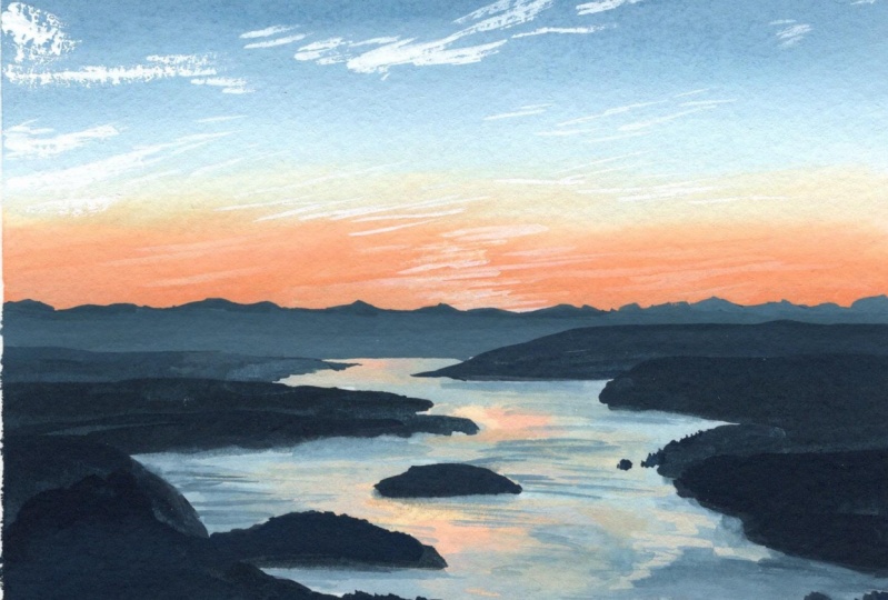 Gouache Landscape