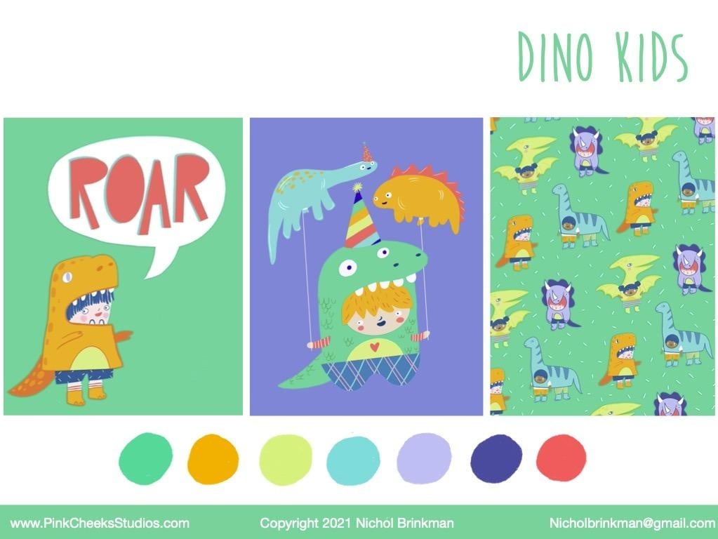 Dino Kids - student project