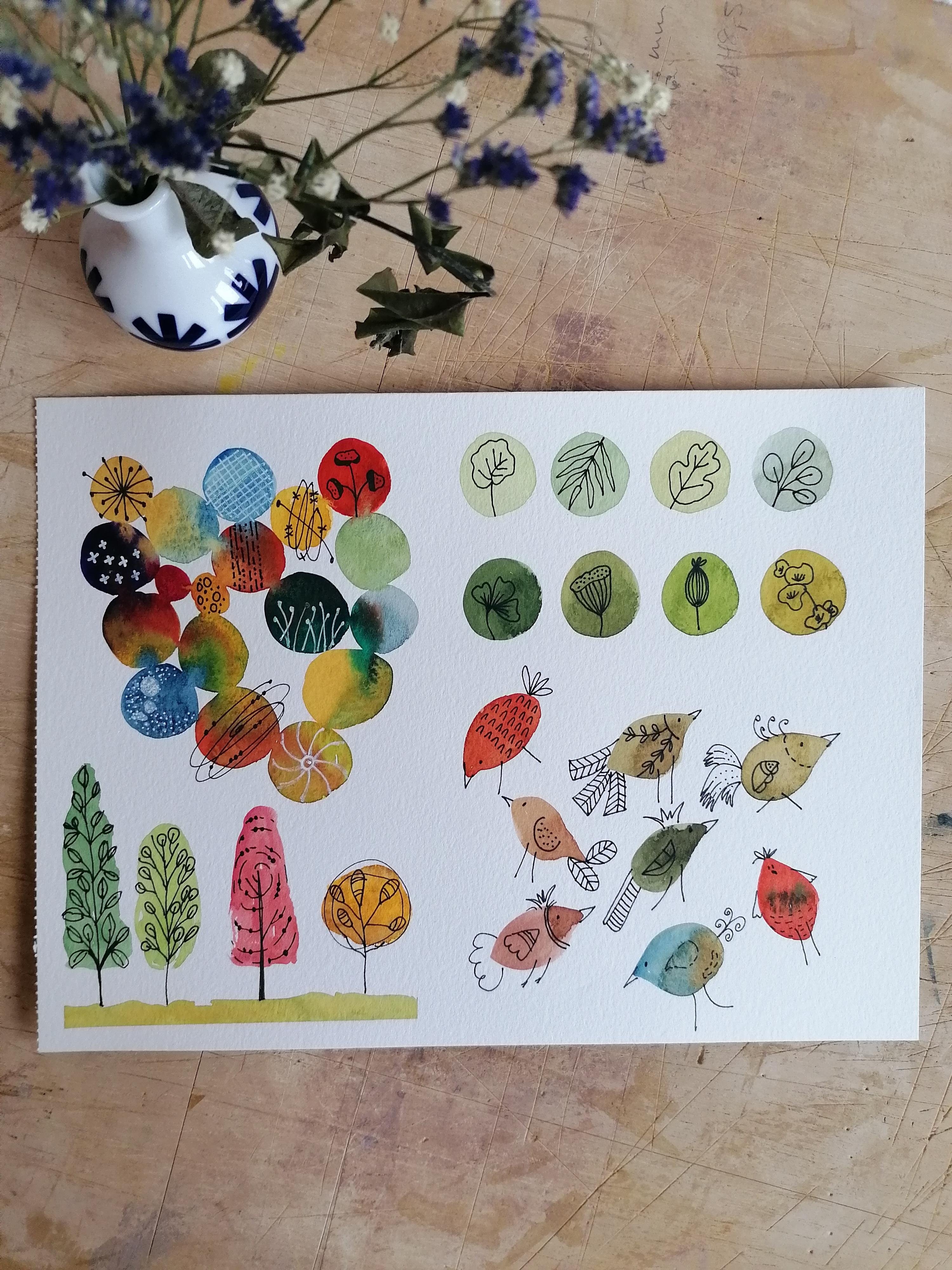 Color Birds and more... - student project