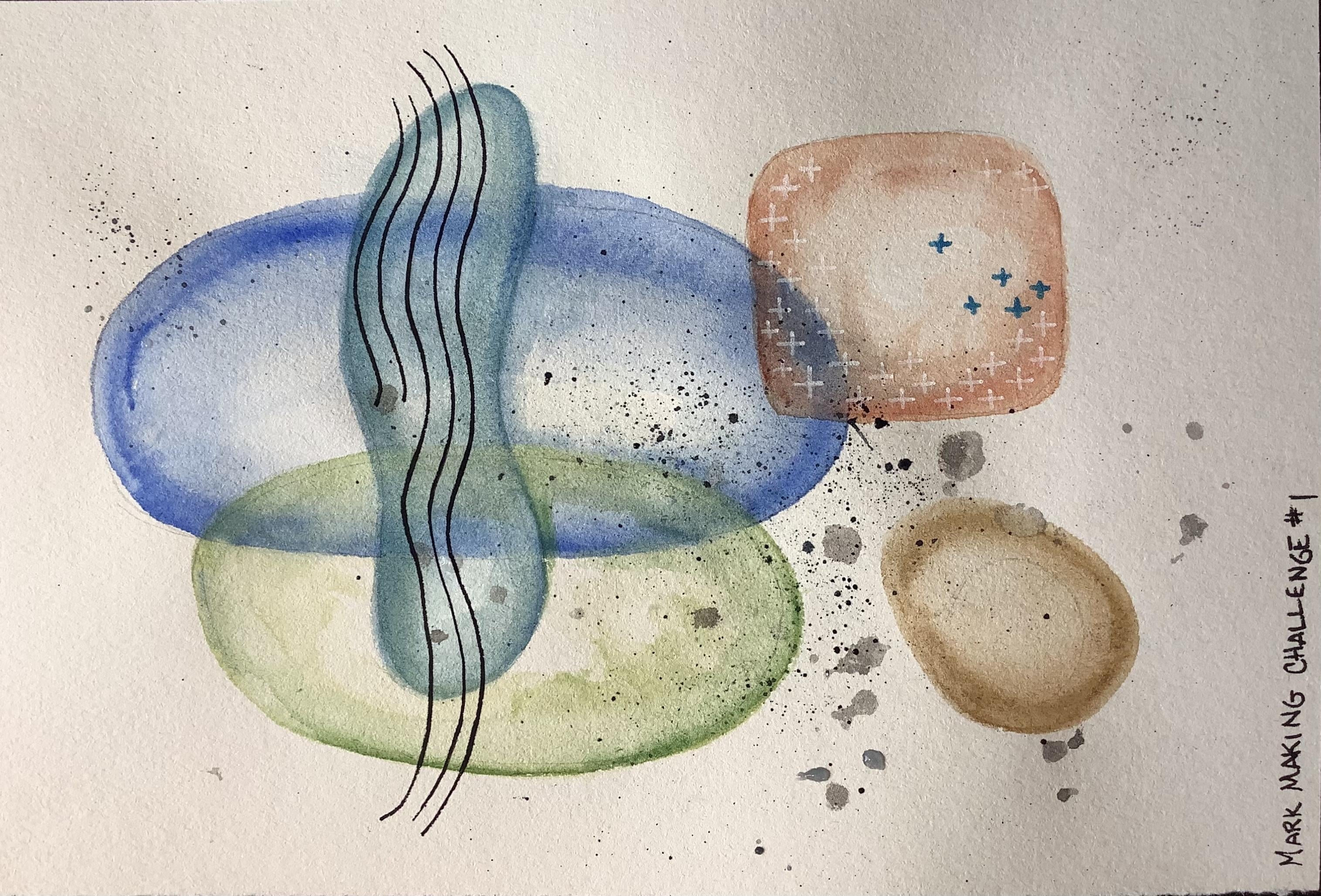Mark Making Challenge #1 - student project