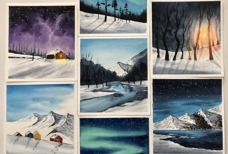 New 30 Day Watercolour Challenge