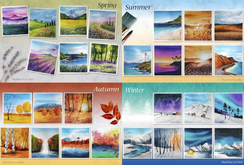 Watercolour Seasons