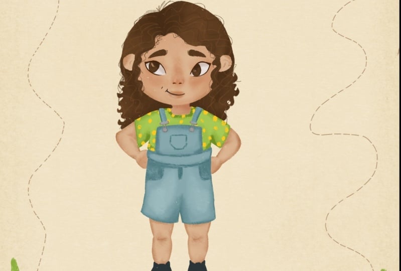 4-year old character
