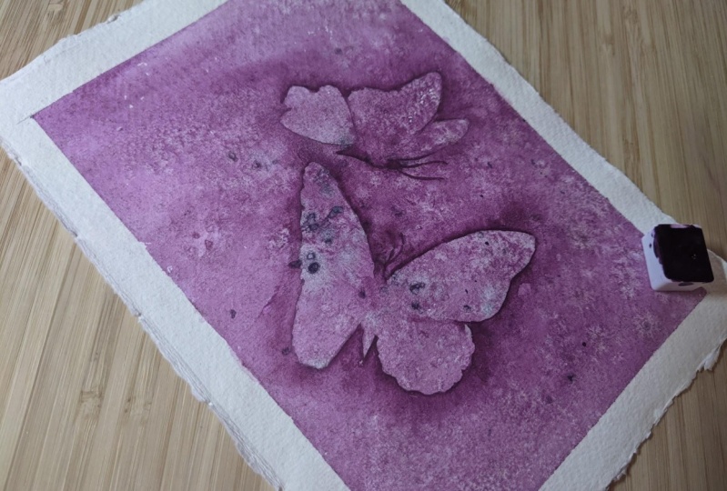 Abstract Watercolour Butterflies