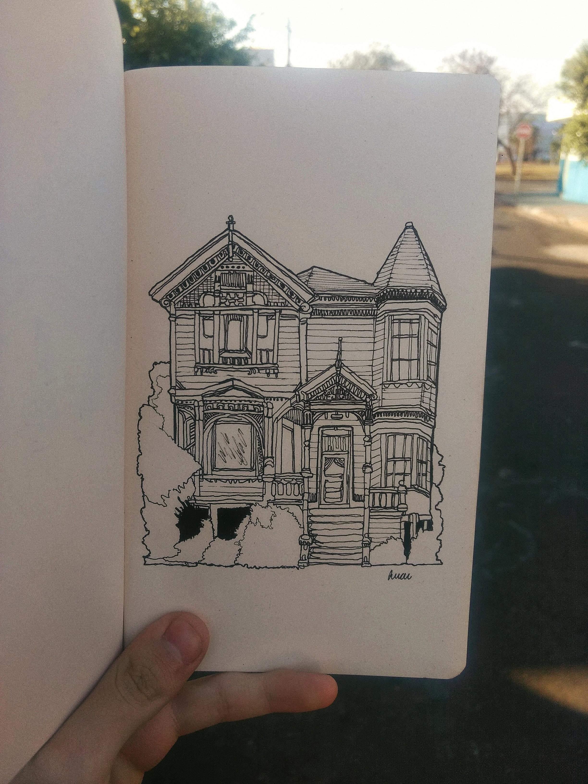 attempt on drawing a house. - student project