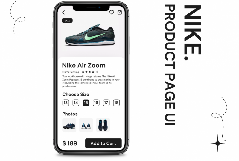 Nike - Product Page UI Design