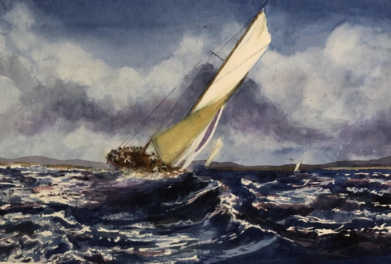 J Class Racing Yacht