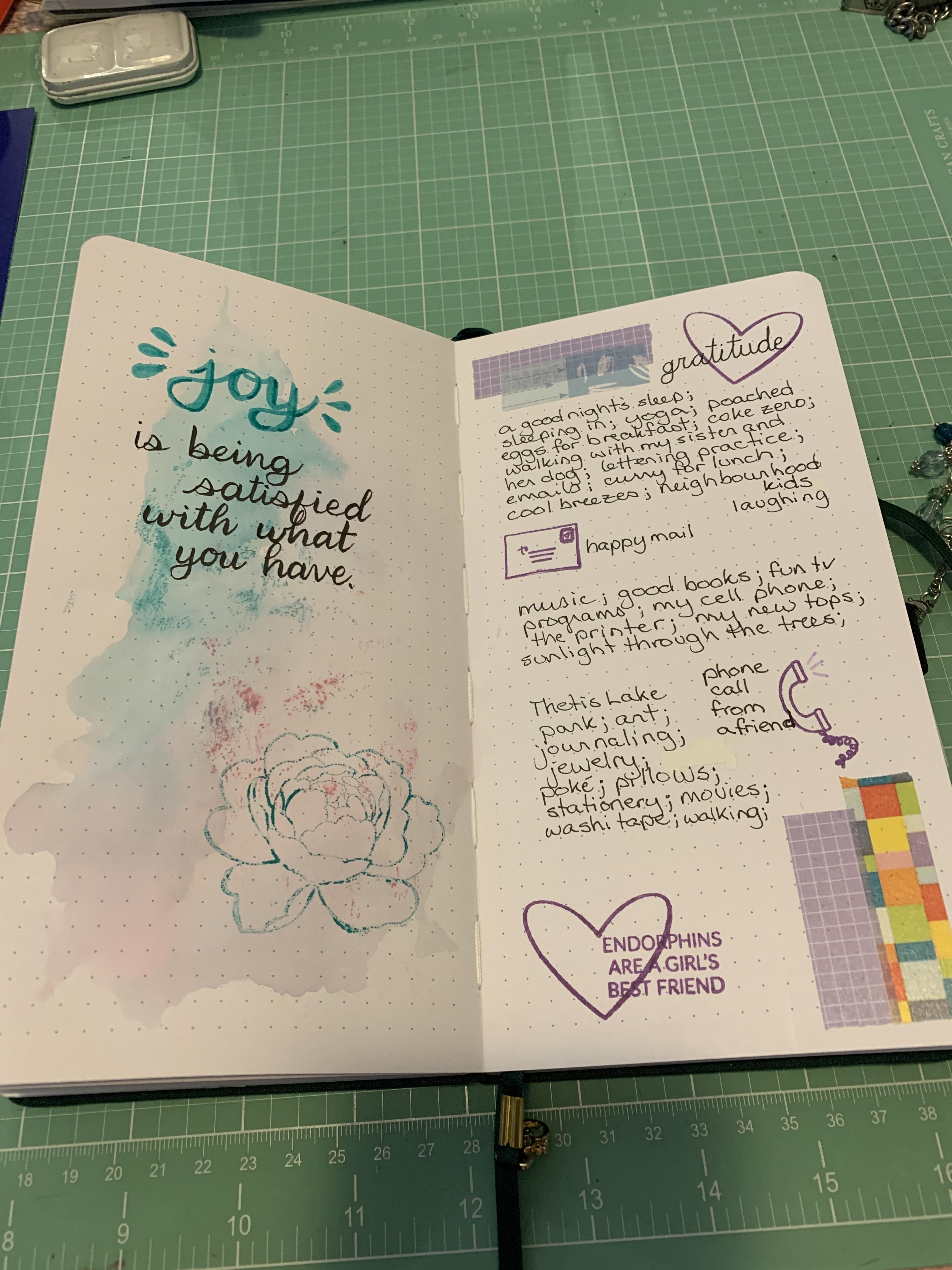 Quote page and journal page - student project
