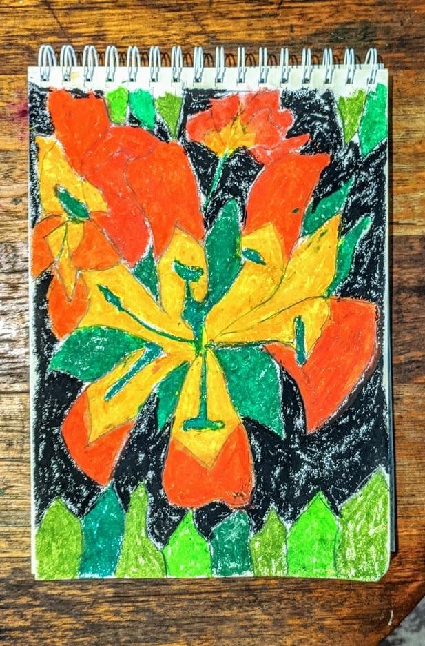 fiery flowers - student project