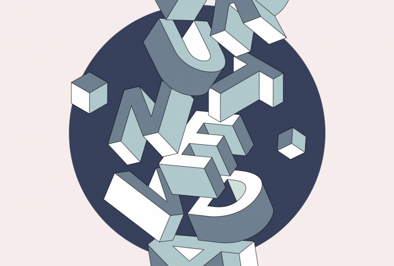 Dynamic Typography Illustration