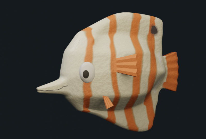 3d fishes