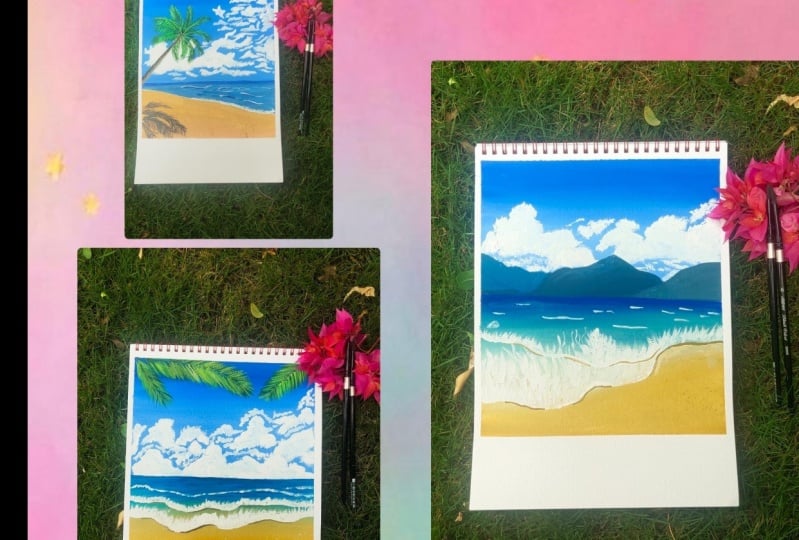 tropical beach class by payel mam