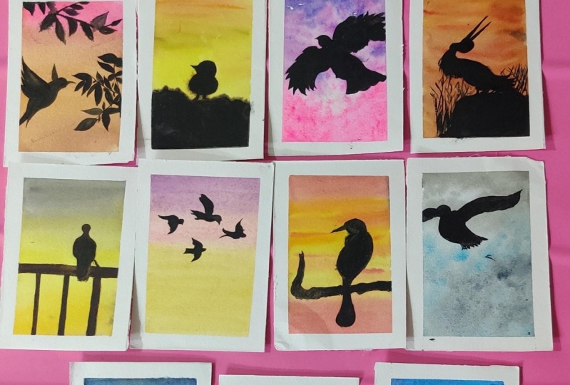 Let's fly off 15 days in watercolor s