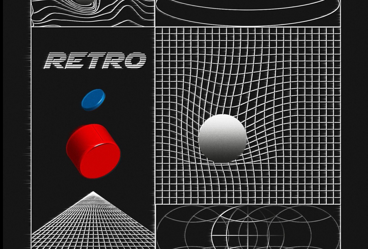 Retro Poster Design - student project
