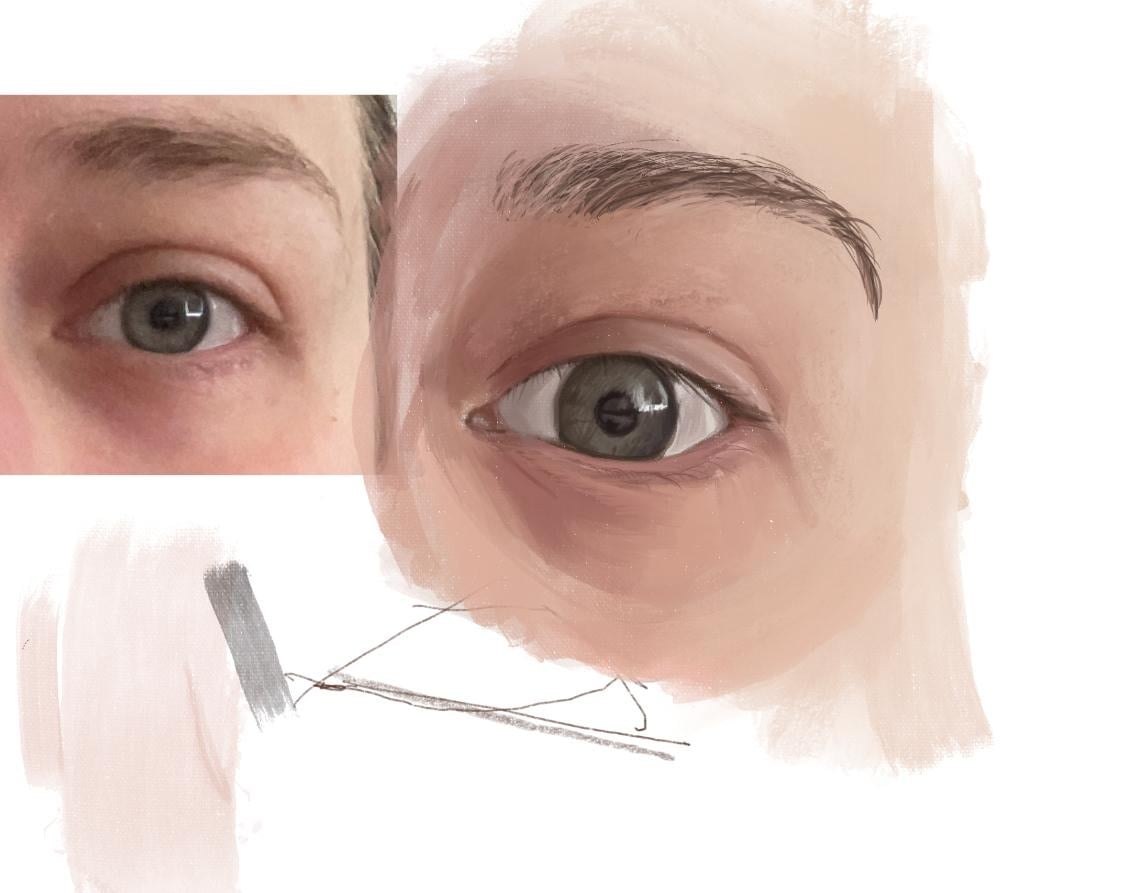 First Day with procreate - student project