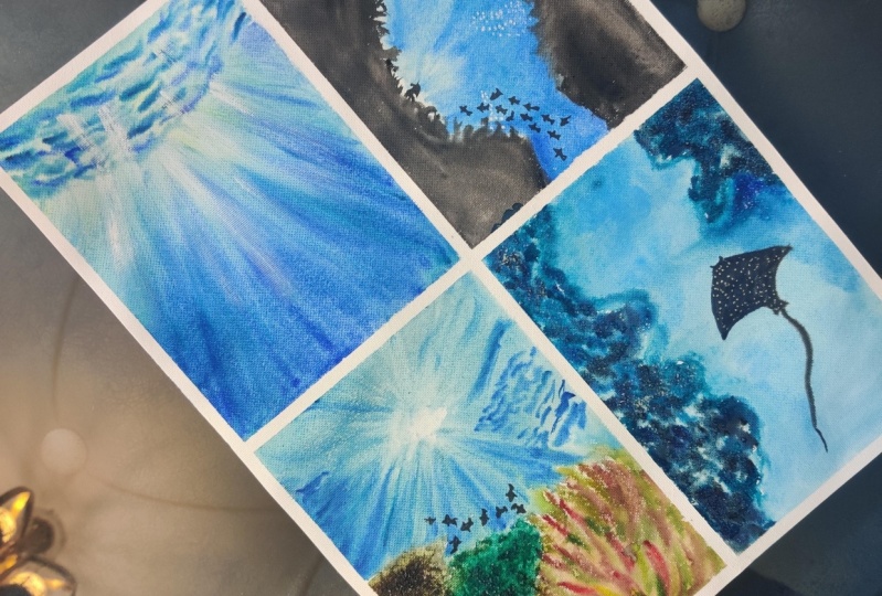 Underwater sea: Did all twice