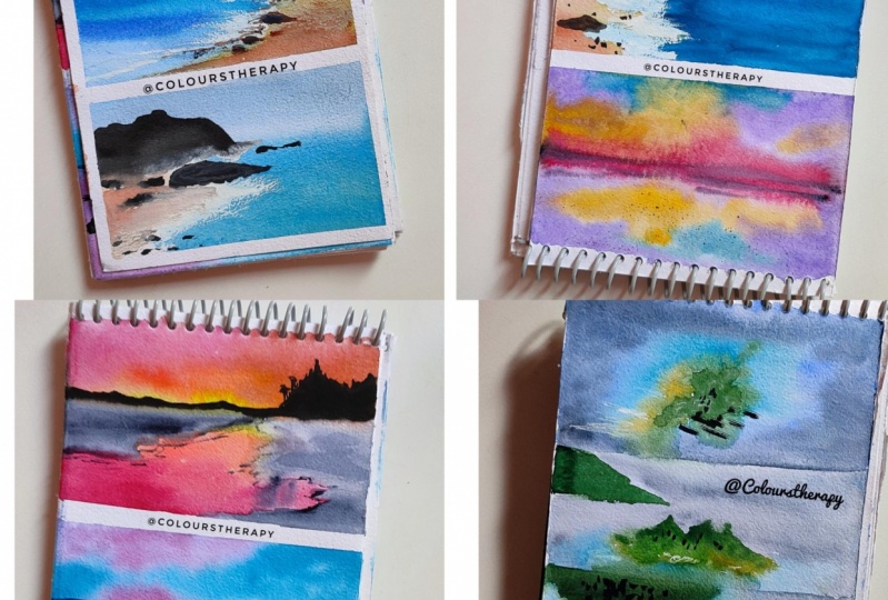 Colourful OCEANSCAPES <3 <3 <3